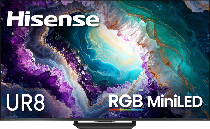 Hisense 55" UR8 RGB MiniLED 4K Smart Google TV (2026)
